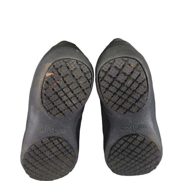 safeTstep Shoes Womens 8 Slip On Clog Work Comfort Uniform Slip Resistant Black - Picture 11 of 14